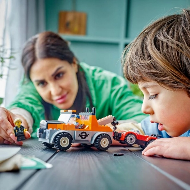 LEGO City 60435 Sleepwagen en reparatie van sportauto