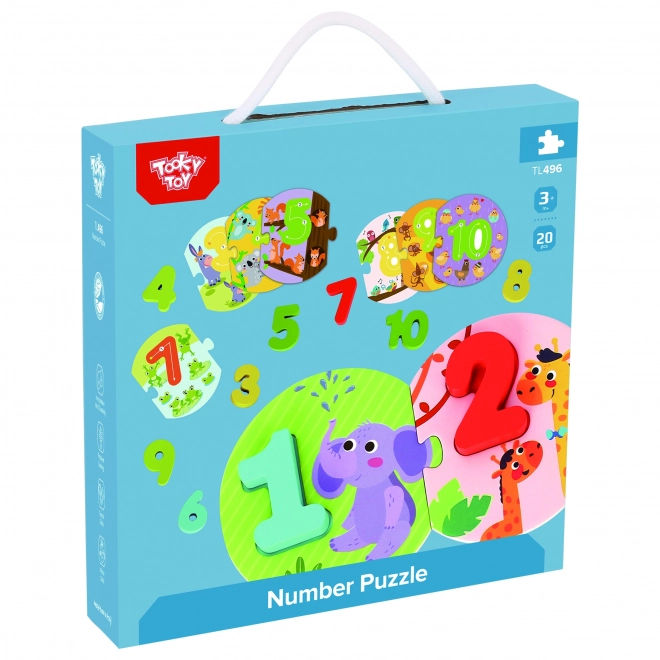 Educatieve puzzel Montessori Tooky Toy