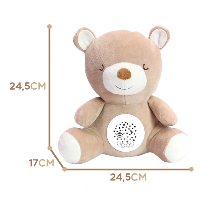 Woopie Baby kalmerende pluchen beertje met projector 2v1