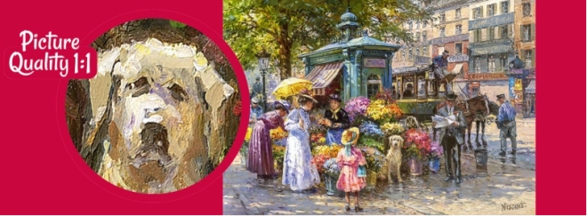 Puzzel Bloemenmarkt CHERRY PAZZI 1000 stukjes