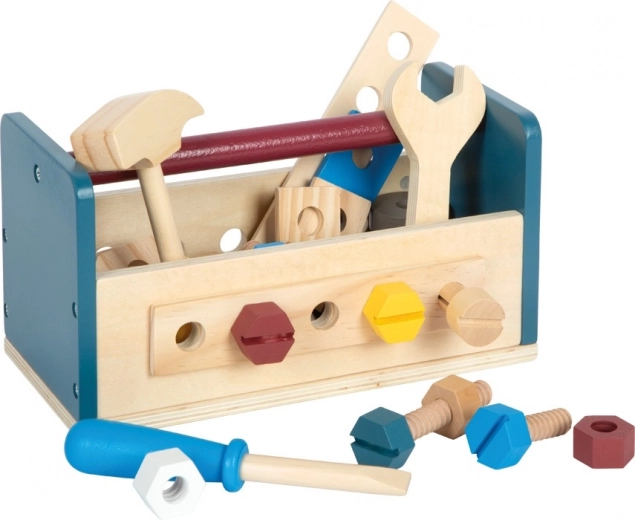 Houten werkbank en gereedschapskist 2-in-1 SMALL FOOT Workshop
