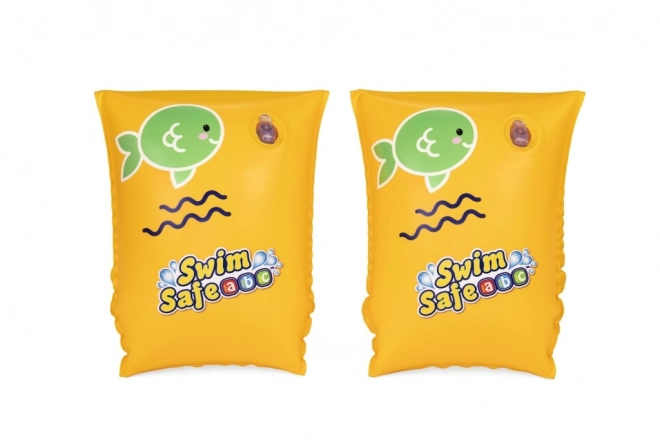Opblaasbare zwemhulpmouwtjes geel S 25x15cm BESTWAY