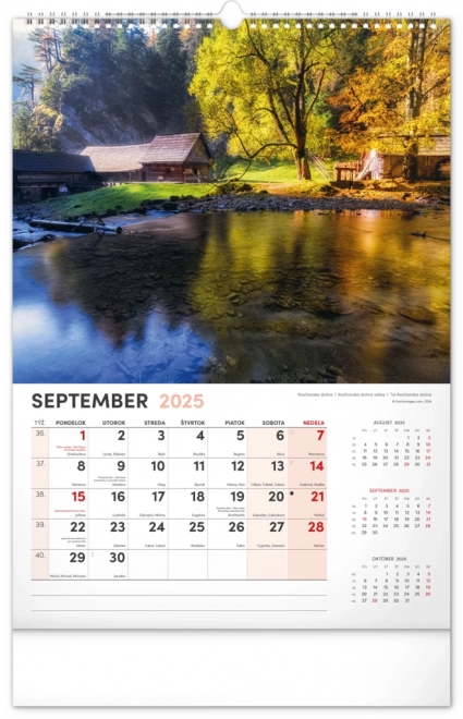Wandkalender Ons Slowakije 2025, 33 × 46 cm