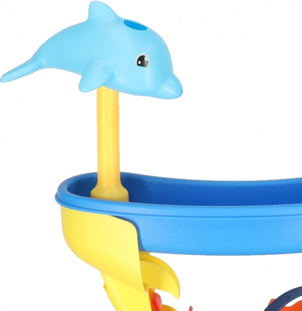 Kinderspeeltafel met zandbak en fontein 2-in-1
