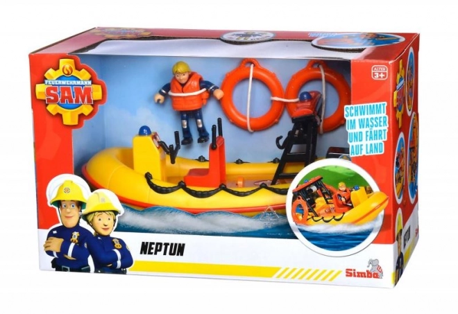 Brandweerman Sam Boot Neptun met figuur