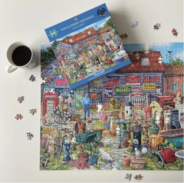 GIBSONS puzzel Potten en rommel voor een paar centen - 1000 stukjes