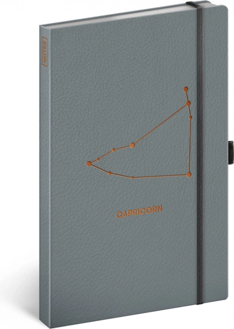 Notes NOTIQUE Dierenriem Steenbok, gelijnd 13 × 21 cm