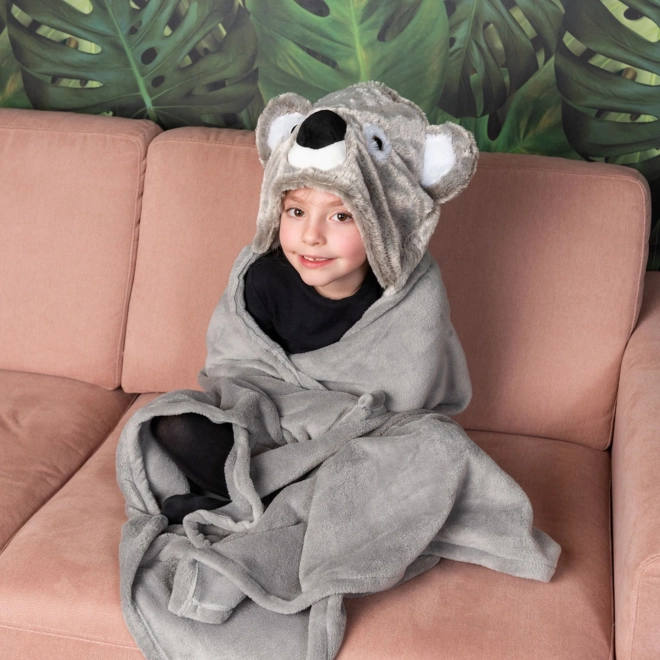 Capuchon met koala en zakken met pootjes