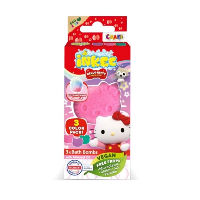 INKEE - Mini verpakking bruisende bom - Hello Kitty
