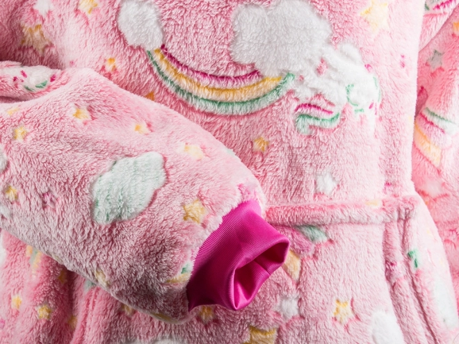 Warme lichtgevende deken met capuchon voor kinderen