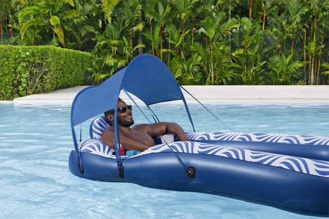 Matras BESTWAY met gaasbodem en overkapping