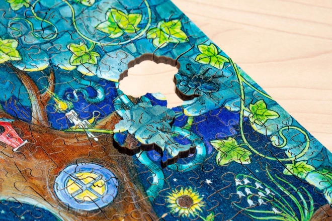 Houten puzzel magisch bos 500 stukjes