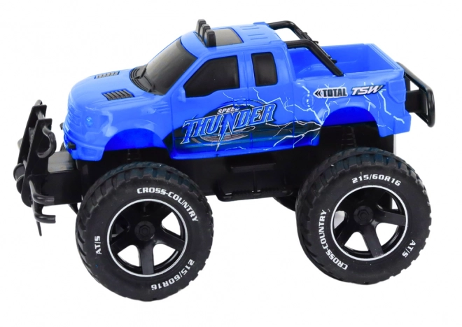 Race Monster Truck op afstandsbediening 1:18 – blauw