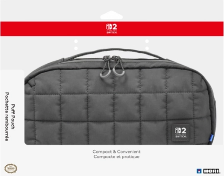 HORI Puff Pouch hoes voor Nintendo Switch 2 – zwart