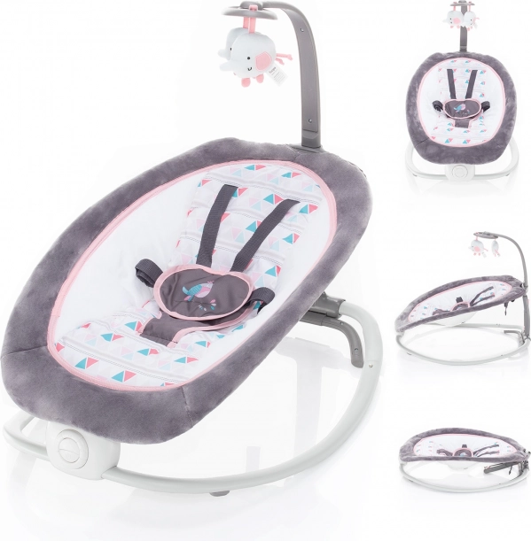 Wipstoel voor baby’s - Pink Bird