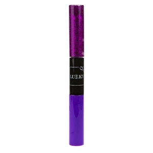 Lukky 2-in-1 mascara en glitters voor wimpers, paars