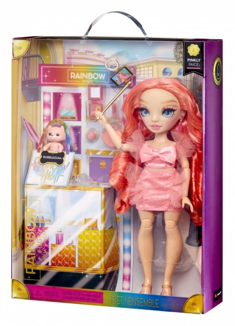 Rainbow High Nieuwe Vrienden Modepop - Pinkly Paige Roze
