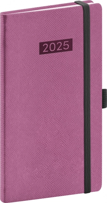 NOTIQUE Zakagenda Diario 2025, roze, 9 x 15,5 cm