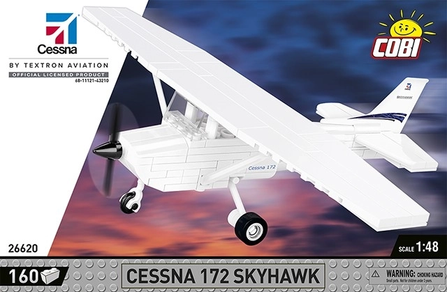 Cobi bouwpakket Cessna 172 Skyhawk 160 blokken wit