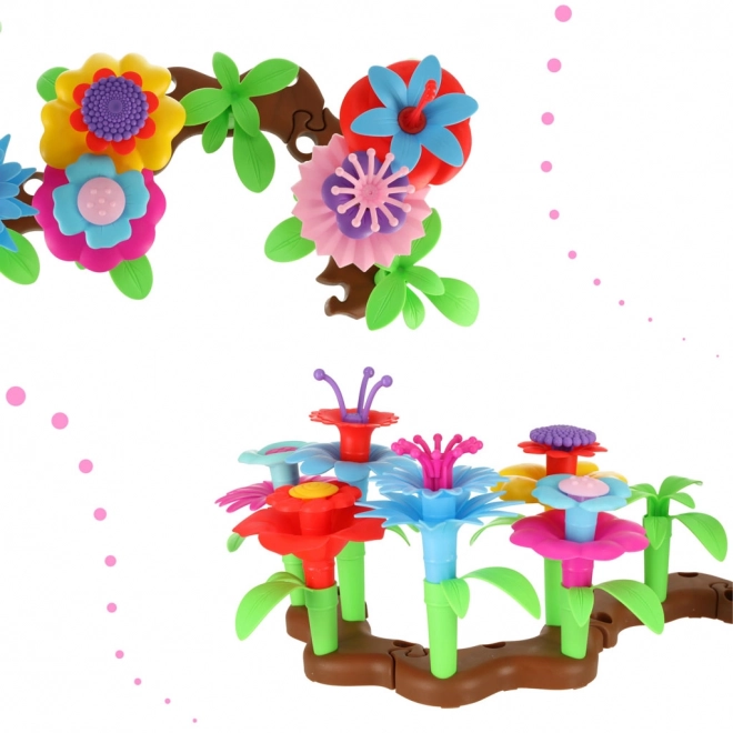 Creatieve bloem bouwset tuin