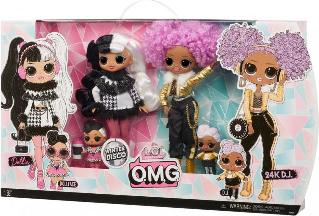 Twee iconische OMG-poppen in één set