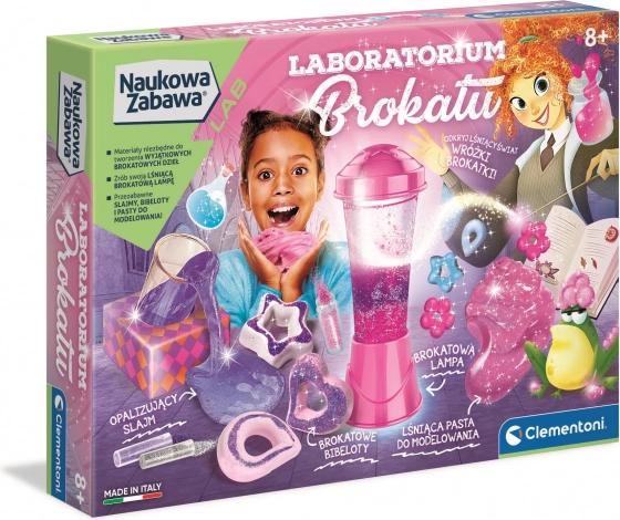 CLEMENTONI glitters laboratorium voor kinderen vanaf 8 jaar