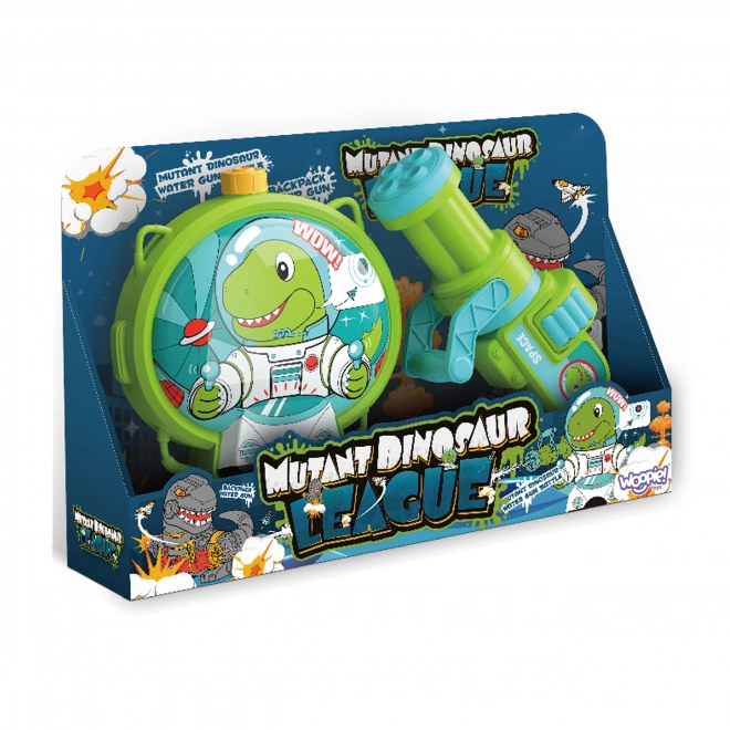 Waterpistool met rugzak Dino