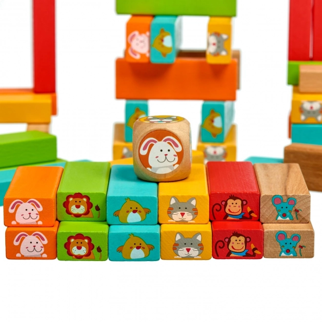 Lucy & Leo 'Raad, wie' - houten kinderspel Jenga