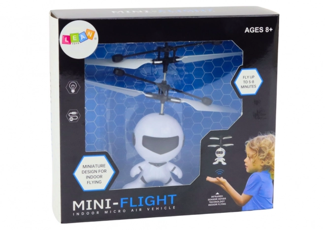 Vliegende astronaut Handmatige drone - helikopter Wit