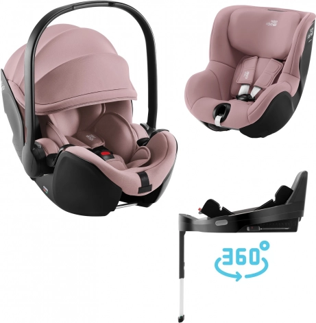Veiligheidsautostoel Britax Römer Baby-Safe Pro set Dusty Rose