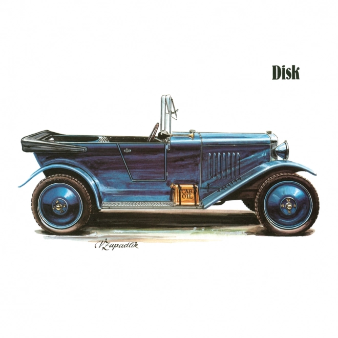 NOTIQUE Notitiekalender Classic Cars – Václav Zapadlik, 2025, 30 x 30 cm
