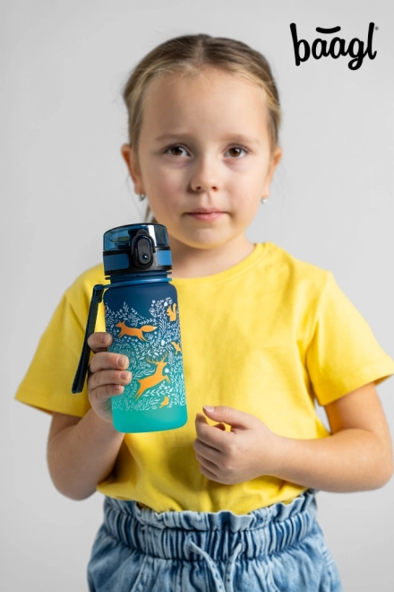 BAAGL Tritan-fles voor drinken Gradient Bos 350 ml