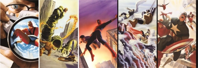 Clementoni panoramische puzzel Marvel 80 jaar 1000 stukjes