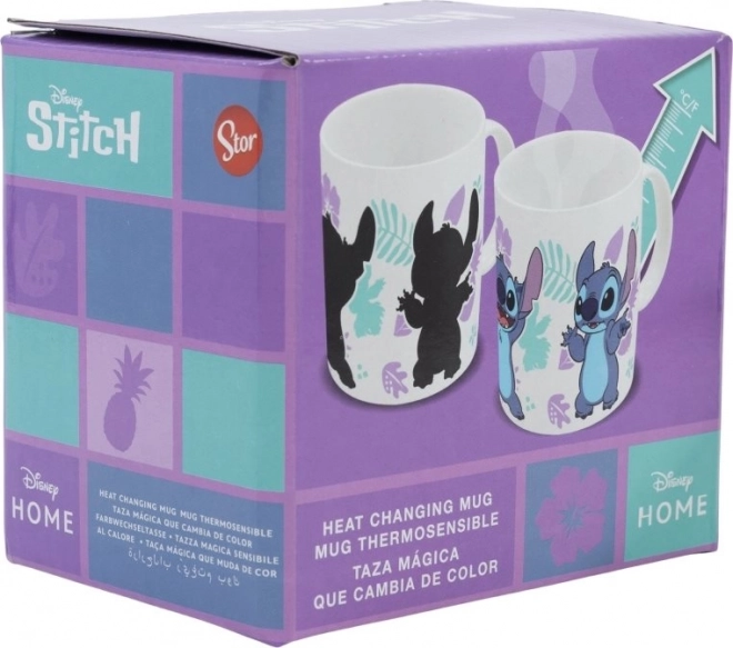 Keramische mok met veranderend motief Stitch