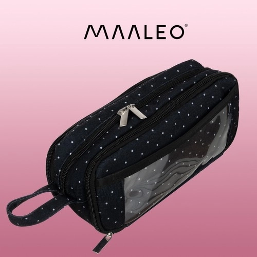 Driedubbele etui - zwarte Maaleo 24511