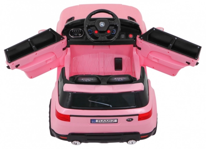Elektrische auto Land Rapid Racer roze
