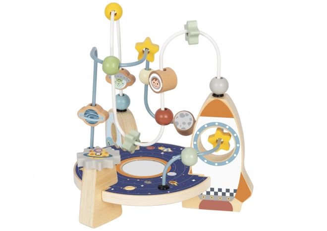 Houten raketlus van Tooky Toy