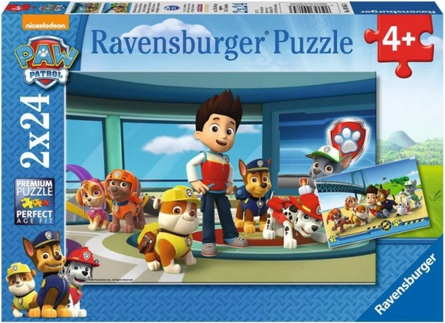 Ravensburger puzzel Paw Patrol 2×24 stukjes