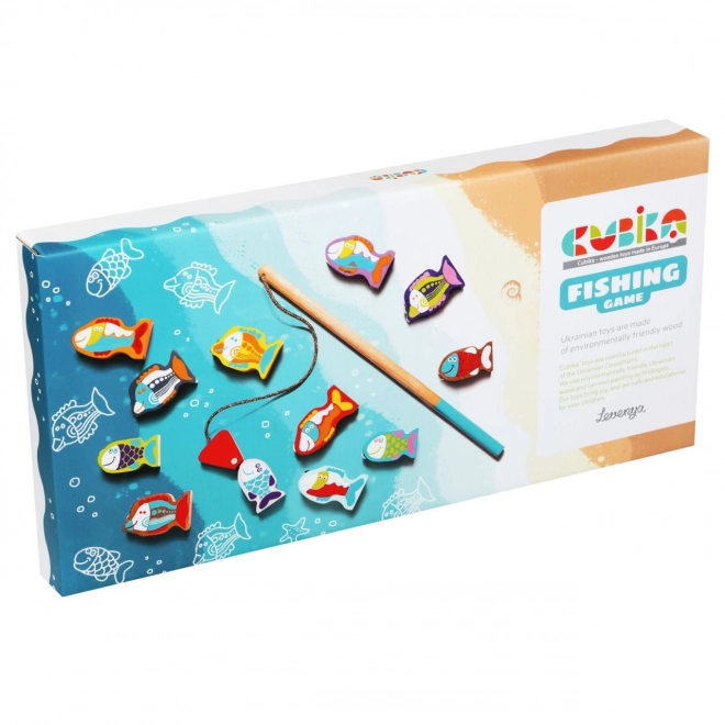 CUBIKA 13739 Rybolov - houten spel 14 delen