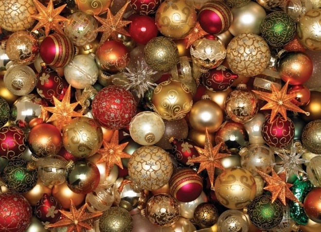Puzzel Kerstballen 500 stukjes