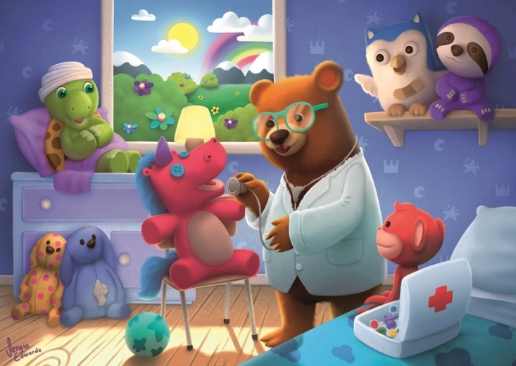 Ravensburger puzzel Pluchen spoedpost 35 stukjes