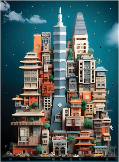 Puzzel Taipei 1000 stukjes