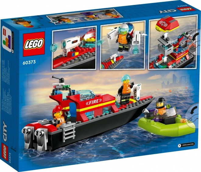 LEGO® Stad 60373 Brandweerreddingsboot en Reddingsboot