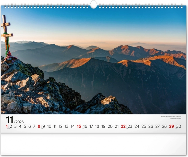 Muurkalender Magische Tatra 2026
