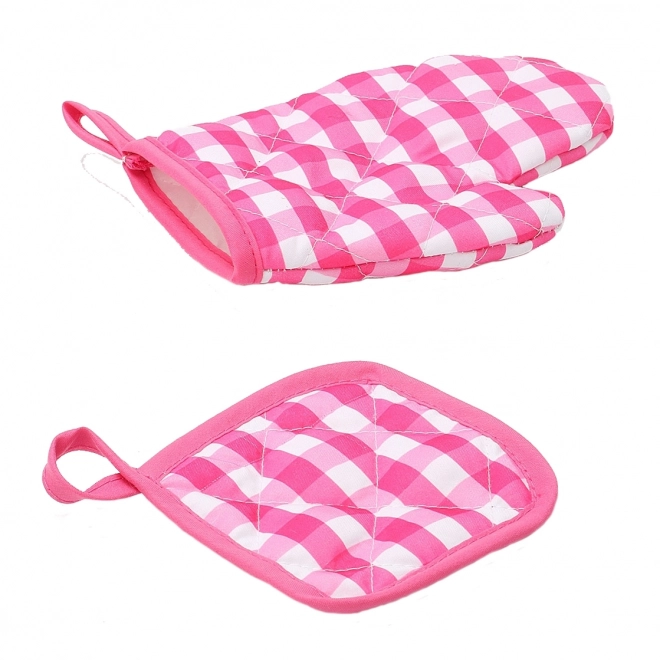 Beschermende handschoenen en onderzetter