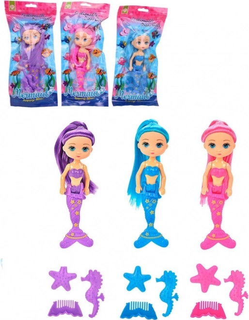 Zeemeermin pop 17 cm