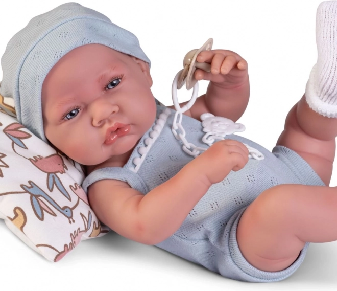 Realistische baby pop Antonio Juan met volledig vinyl lichaam 42 cm