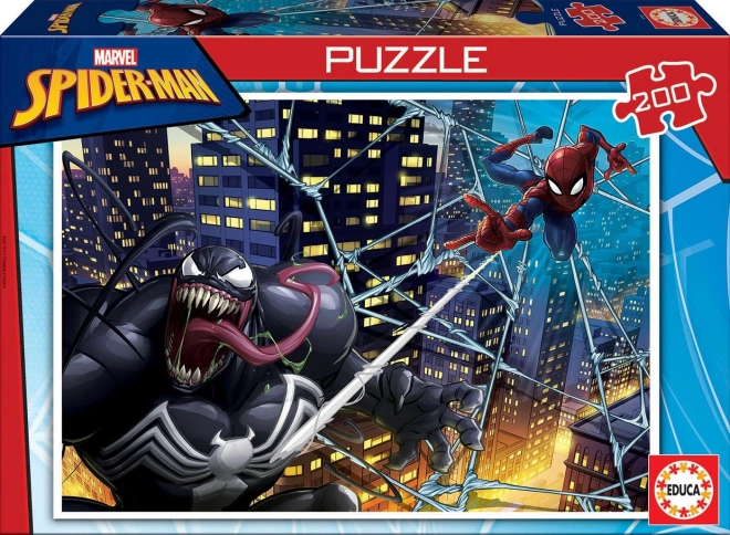 EDUCA Puzzel Spiderman en Venom 200 stukken