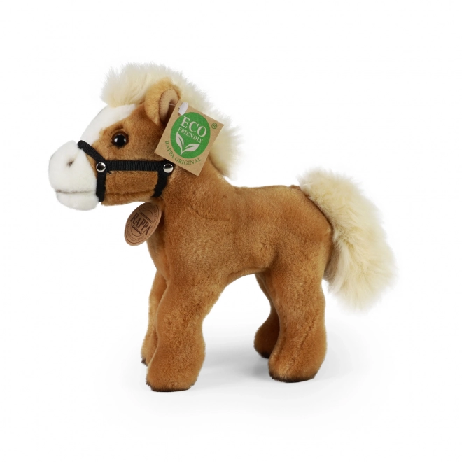 Rappa Pluchen paard staand 21 cm ECO-FRIENDLY