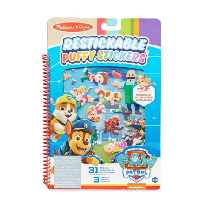 PAW Patrol Herbruikbare bolle stickers - Bay of Adventures